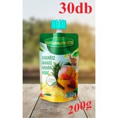 JuRA Ananász-mangó-banánpüré 200g 30db